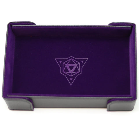 Die Hard Dice Magnetic Rectangle Tray: Purple Velvet