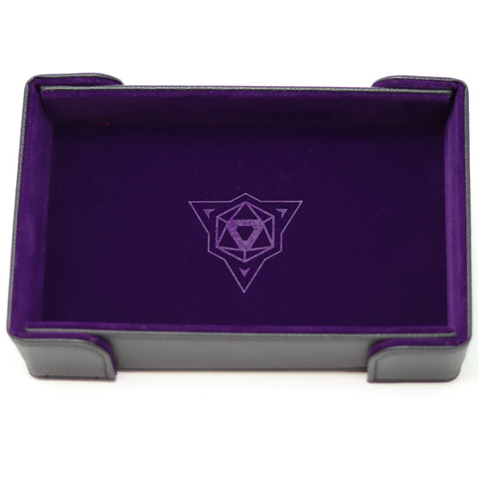 Die Hard Dice Magnetic Rectangle Tray: Purple Velvet
