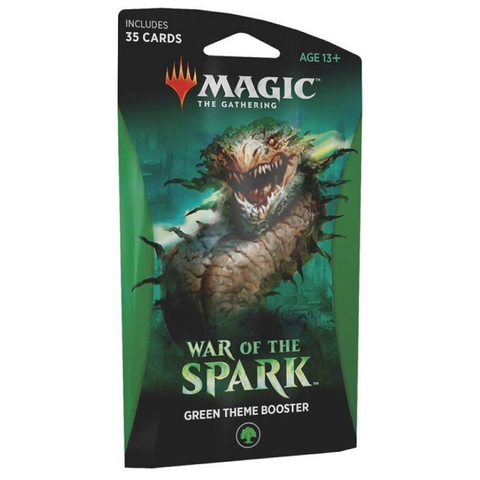 Magic: The Gathering War of the Sparks Green Theme Booster