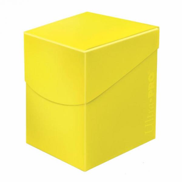 Ultra Pro Deck Box 100+ ECLIPSE Lemon Yellow