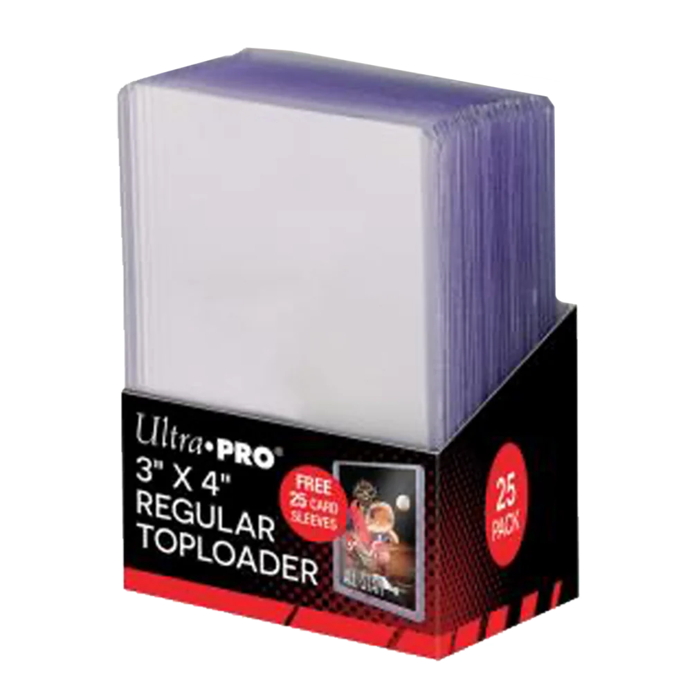Ultra Pro Top Loader Toploader 3x4 Regular with Sleeves 25ct