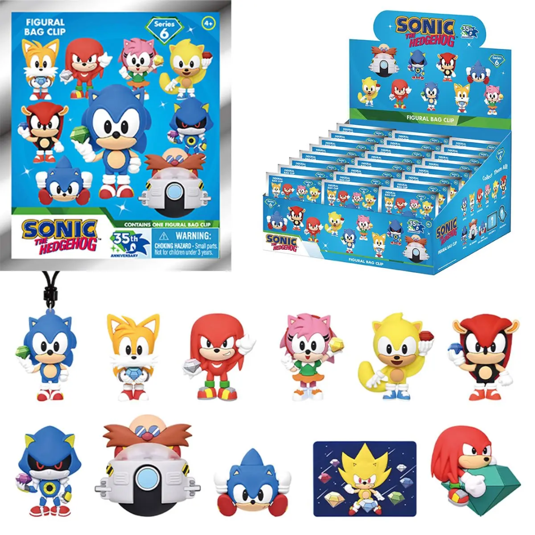 3D FOAM BAG CLIP SONIC THE HEDGEHOG SERIES 6