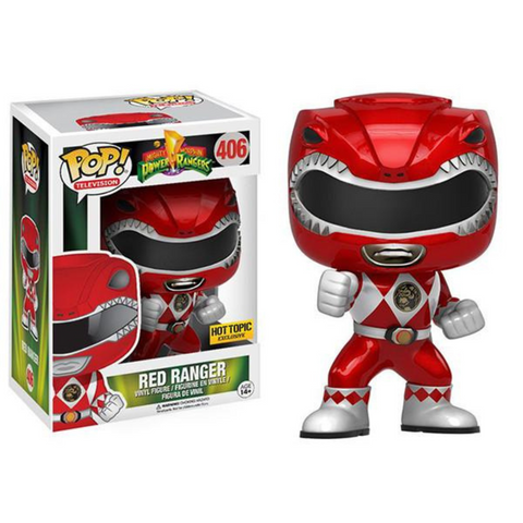 Funko Pop Power Rangers Red Ranger 406 Hot Topic
