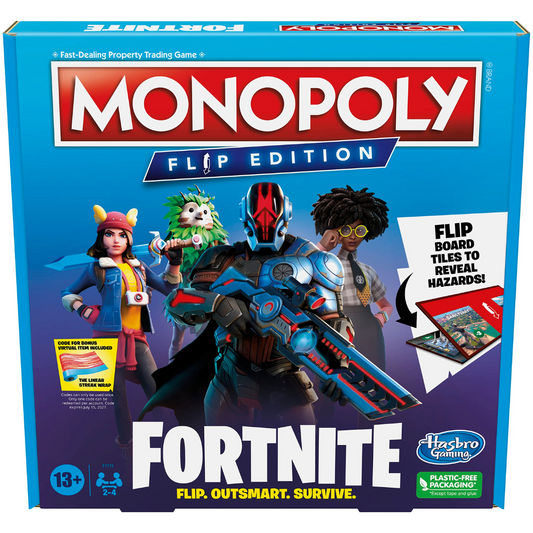 Monopoly Flip Edition Fortnite Hasbro Gaming 2023