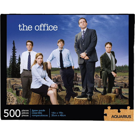 AQUARIUS The Office Forest Tree Stumps 500pc Puzzle