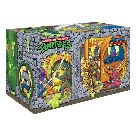 Teenage Mutant Ninja Turtles Retro Rotocast 5 Inch Action Figure Box Set Exclusive - Sewer Lair Edition