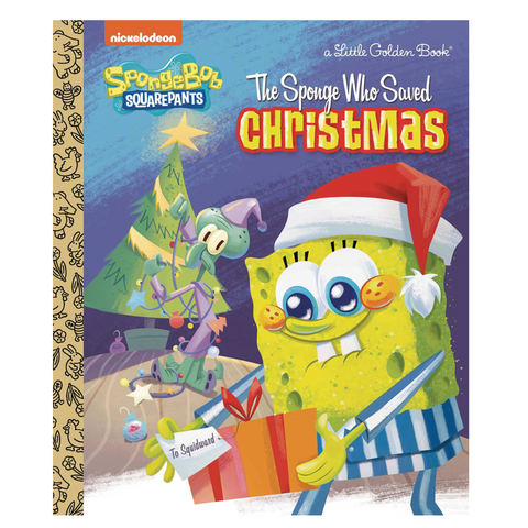 Little Golden Book Spongebob Squarepants The Sponge Who Saved Christmas HC