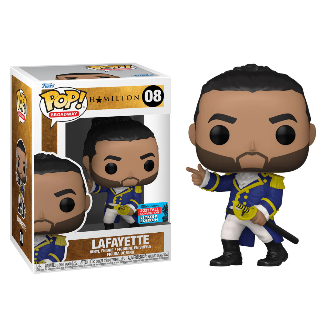 Funko Pop Broadway Hamilton Lafayette 08 2021 Fall Convention
