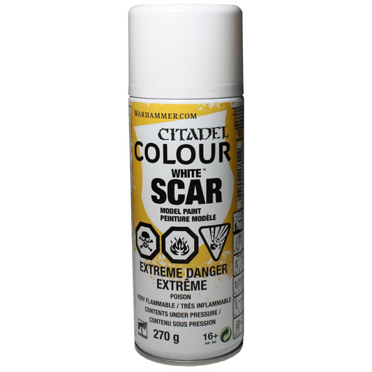 Games Workshop Citadel White Scar Spray Paint 10oz.