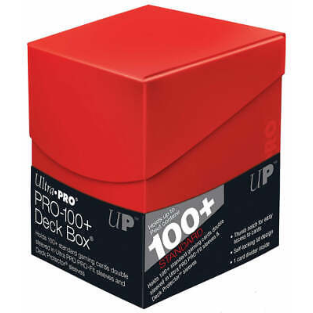 Ultra Pro Deck Box 100+ ECLIPSE Apple Red