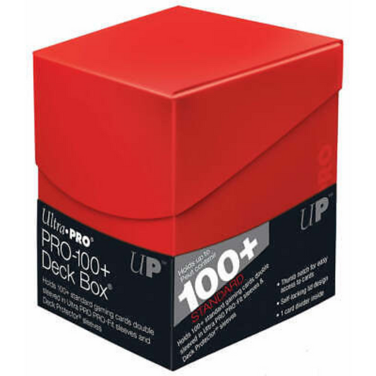 Ultra Pro Deck Box 100+ ECLIPSE Apple Red