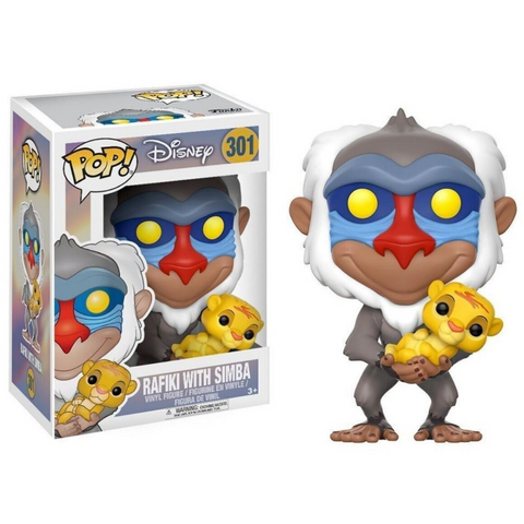 Funko Pop Disney Lion King Rafiki with Simba 301
