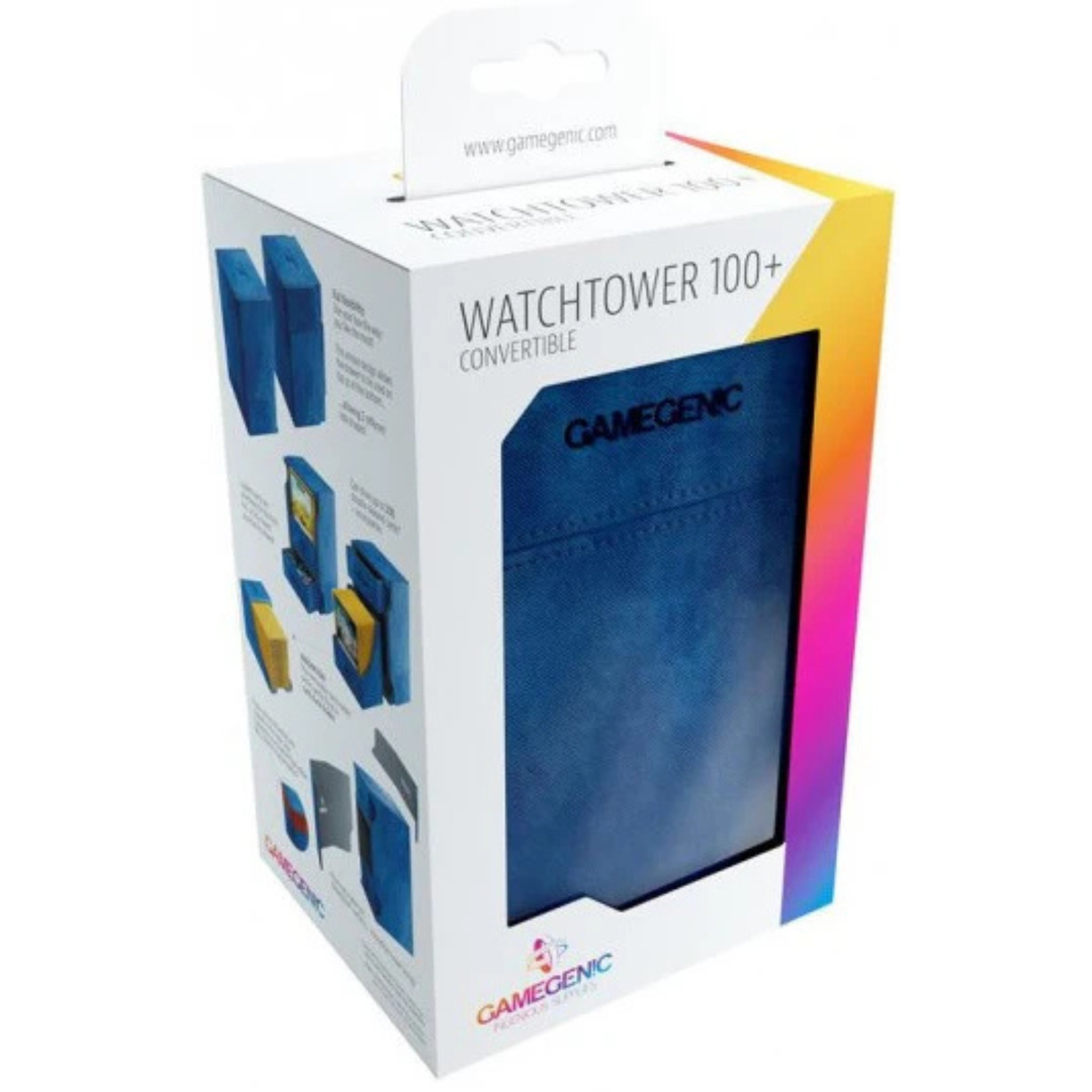 Trading Card Deck Box: Watchtower XL Blue (100ct)