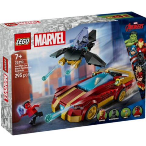 Lego Marvel 76310 Iron Man & Black Panther Vs. Red Hulk