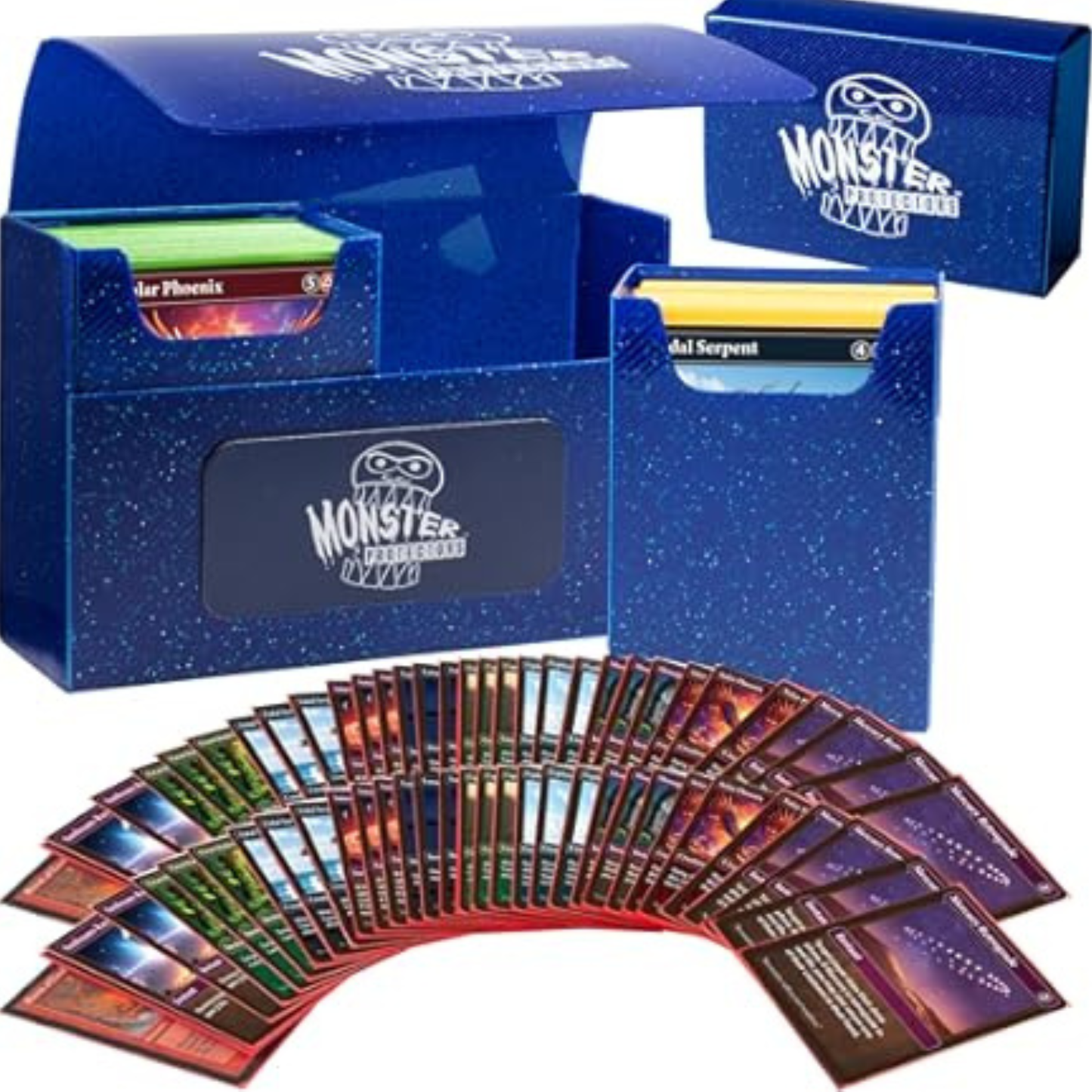 Mo0nster - Double Deck Box Glitter Blue