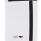 Ultra Pro Binder Eclipse 4 Pocket- Arctic White