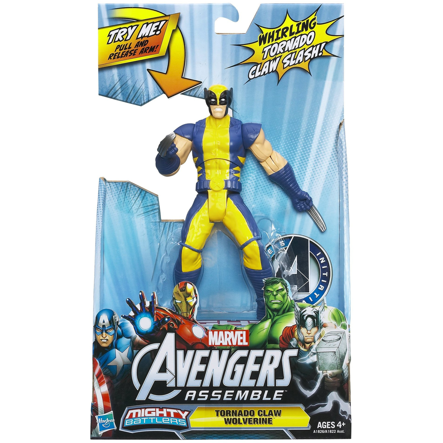 Marvel Mighty Battlers Tornado Claw Wolverine Figure