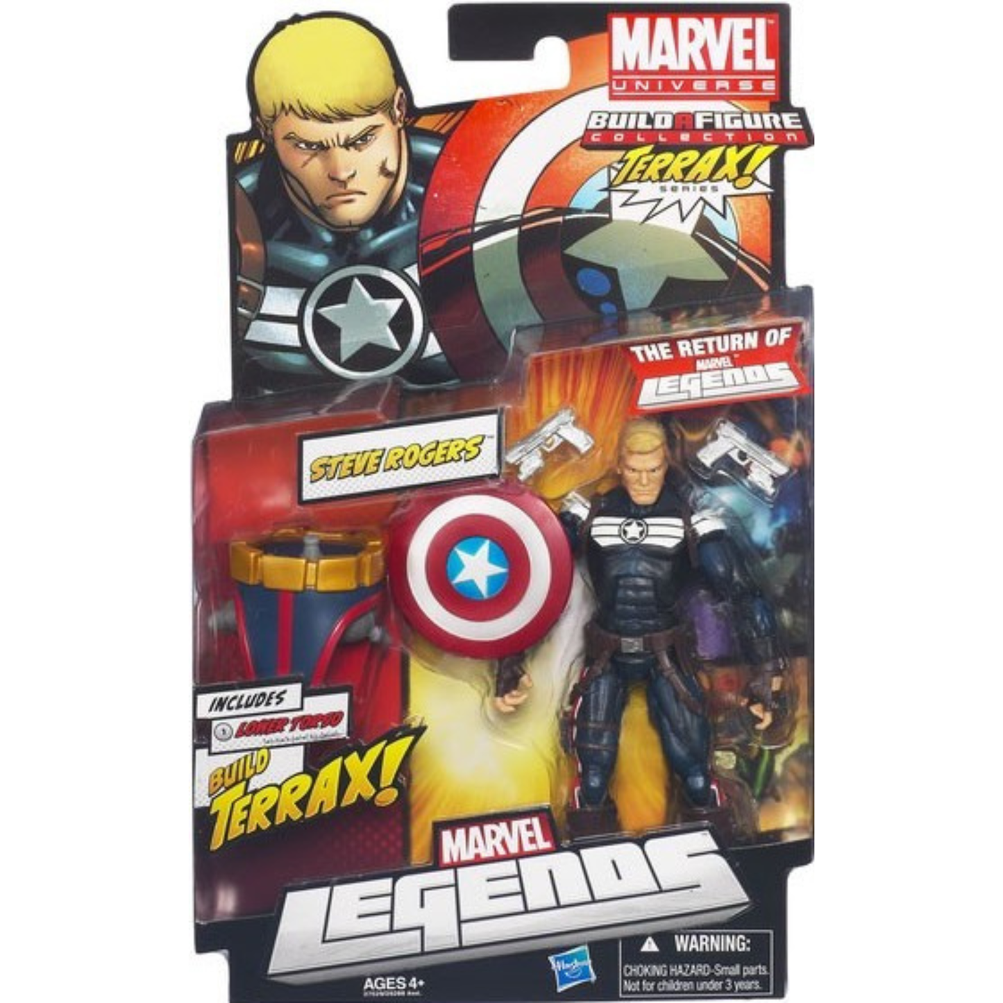 Marvel Legends Hasbro Steve Rogers Terrax Build A Figure