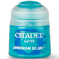Games Workshop Warhammer Paint Citadel Base Ahriman Blue 12ML