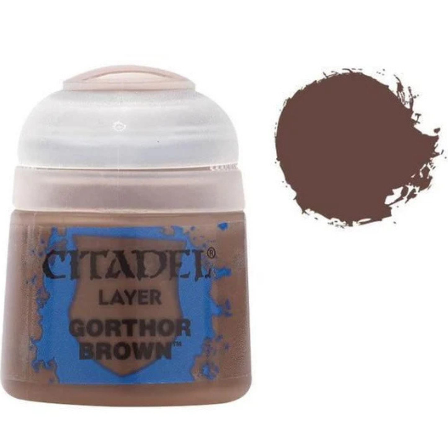 Games Workshop Warhammer Paint Citadel Base Gorthor Brown 12ML