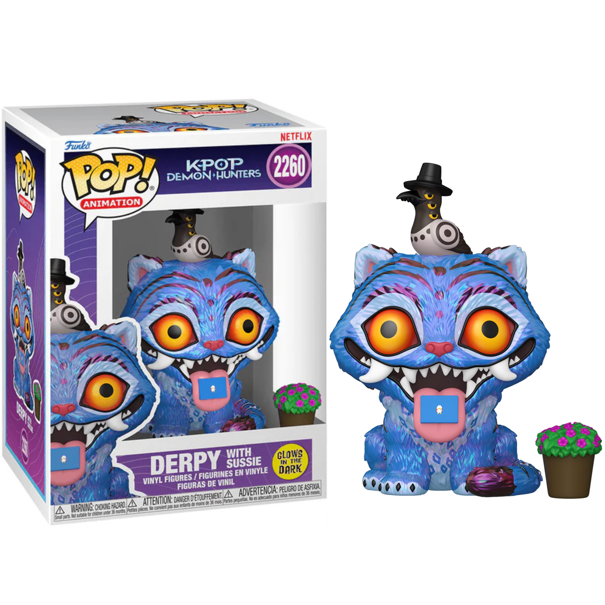 Funko Pop Anime K-Pop Demon Hunters Derpy With Sussie GITD 2260