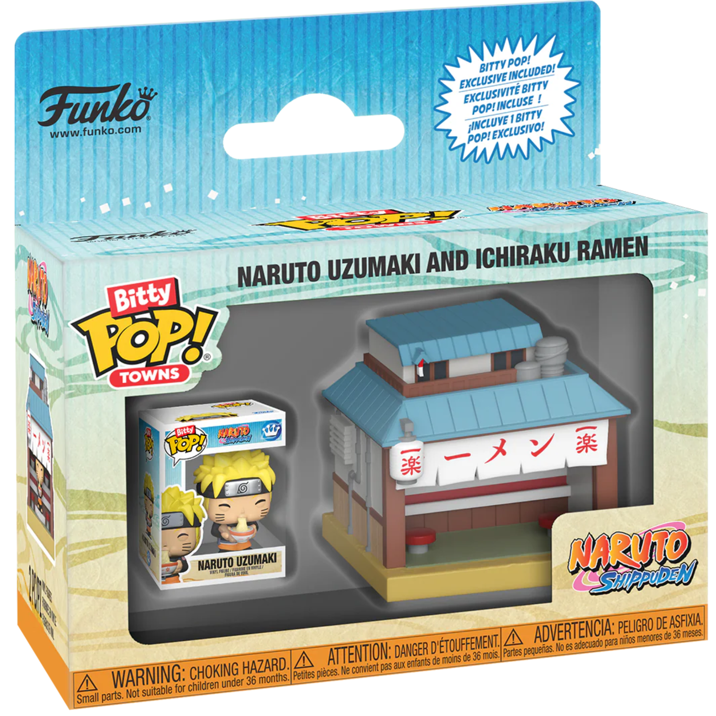 Funko Bitty Pop Towns Naruto Uzumaki And Ichiraku Ramen