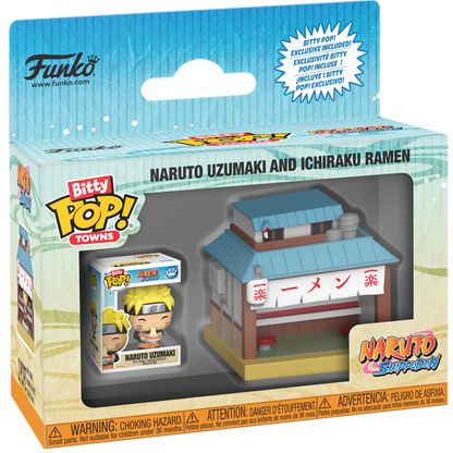 Funko Bitty Pop Towns Naruto Uzumaki And Ichiraku Ramen
