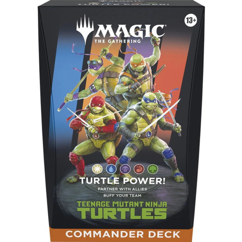 Magic the Gathering MTG - Teenage Mutant Ninja Turtles Commander Deck - Turtle Power