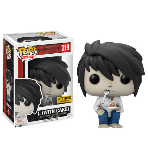 Funko Pops Death Note L (with cake) Hot Topic Exclusive 219