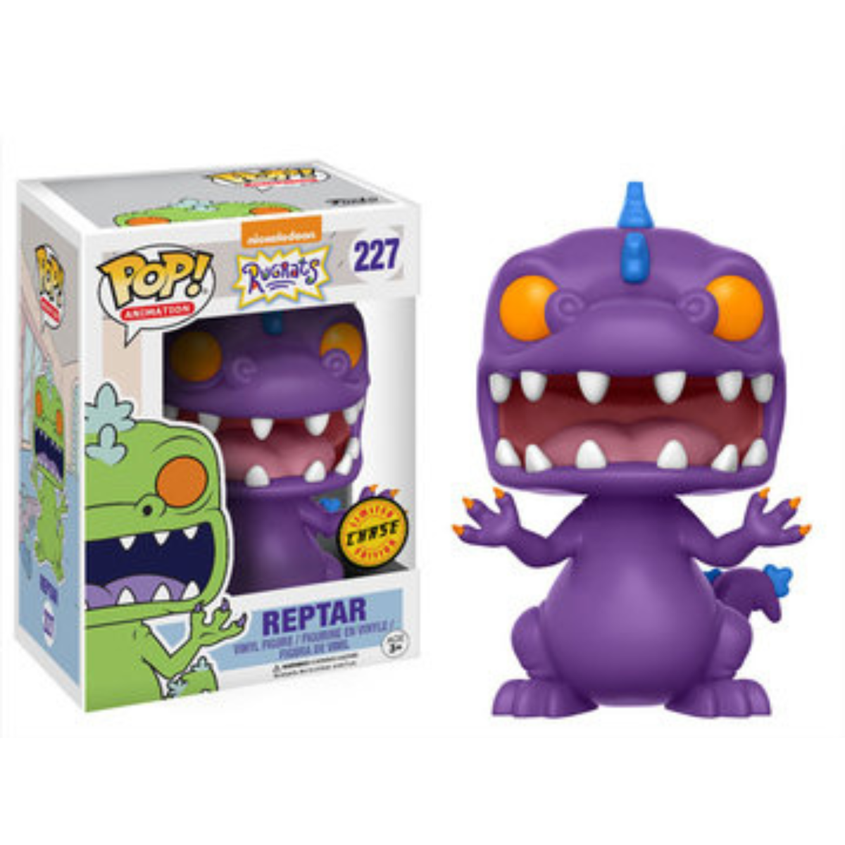 Funko Pop Rugrats Nickelodeon Reptar Purple Chase Edition 227