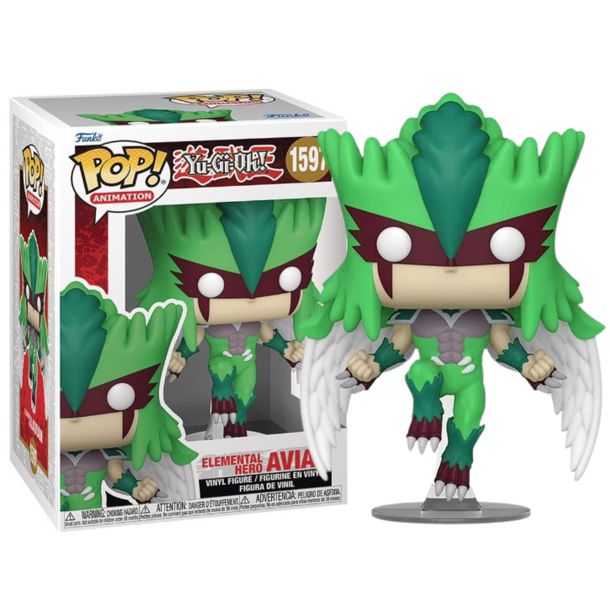 Funko Pop Yu-gi-oh Elemental Hero Avian 1597