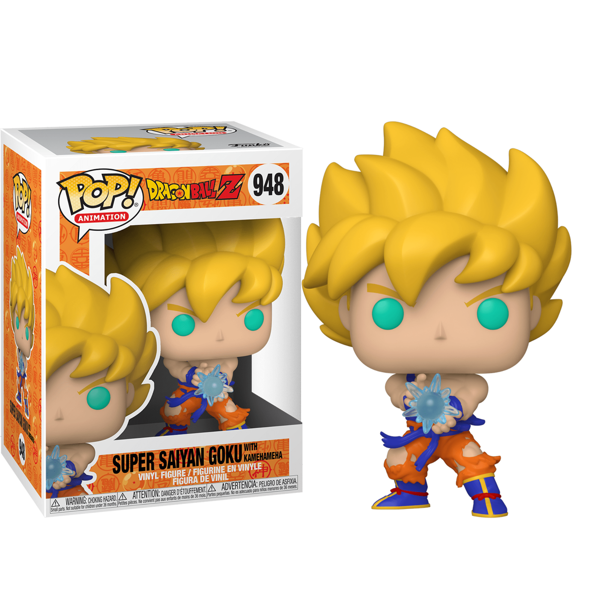 Funko Pop Dragon Ball Z Super Saiyan Goku with Kamehameha 948