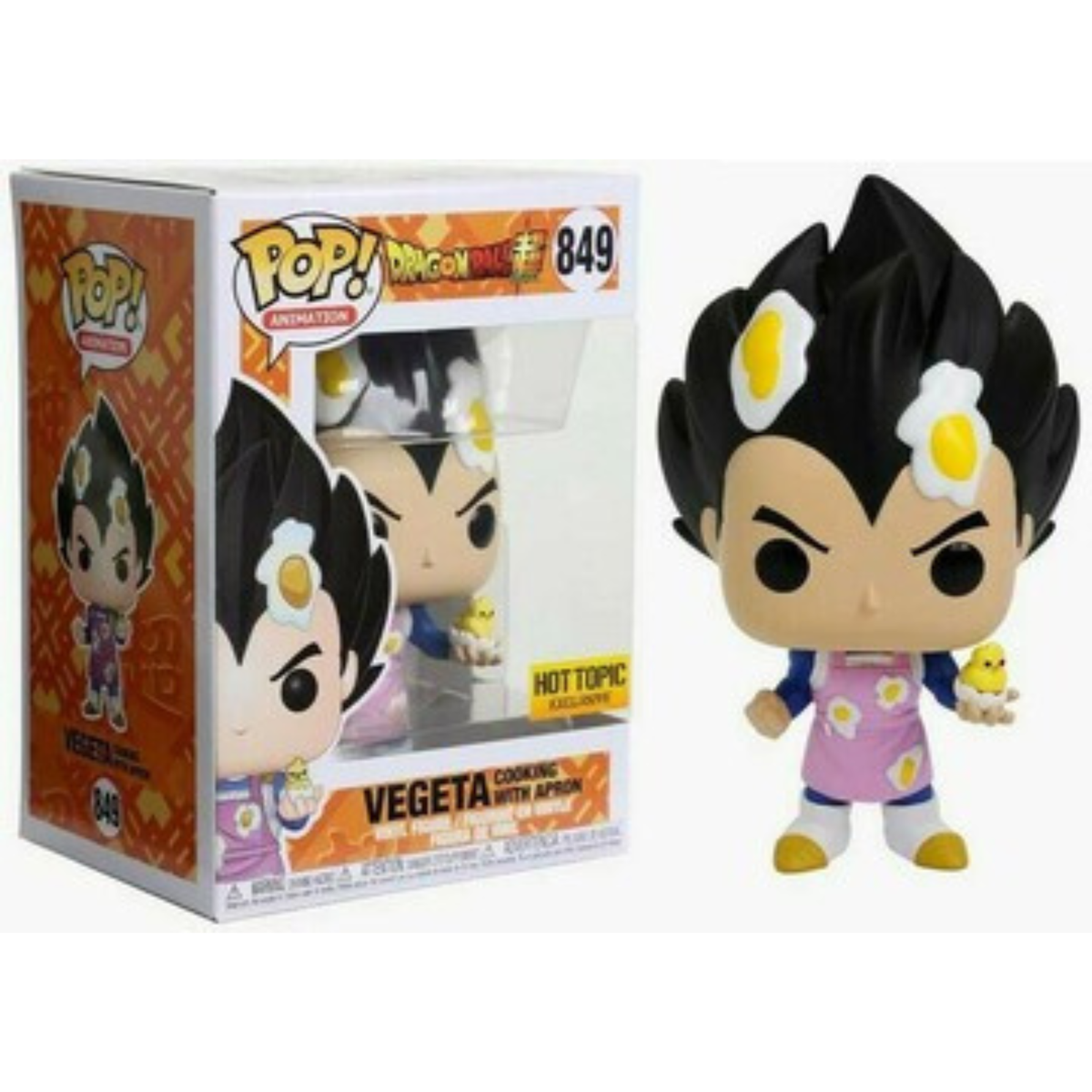 Funko Dragonball Super Vegeta Cooking with Apron Hot Topic Exclusive 849