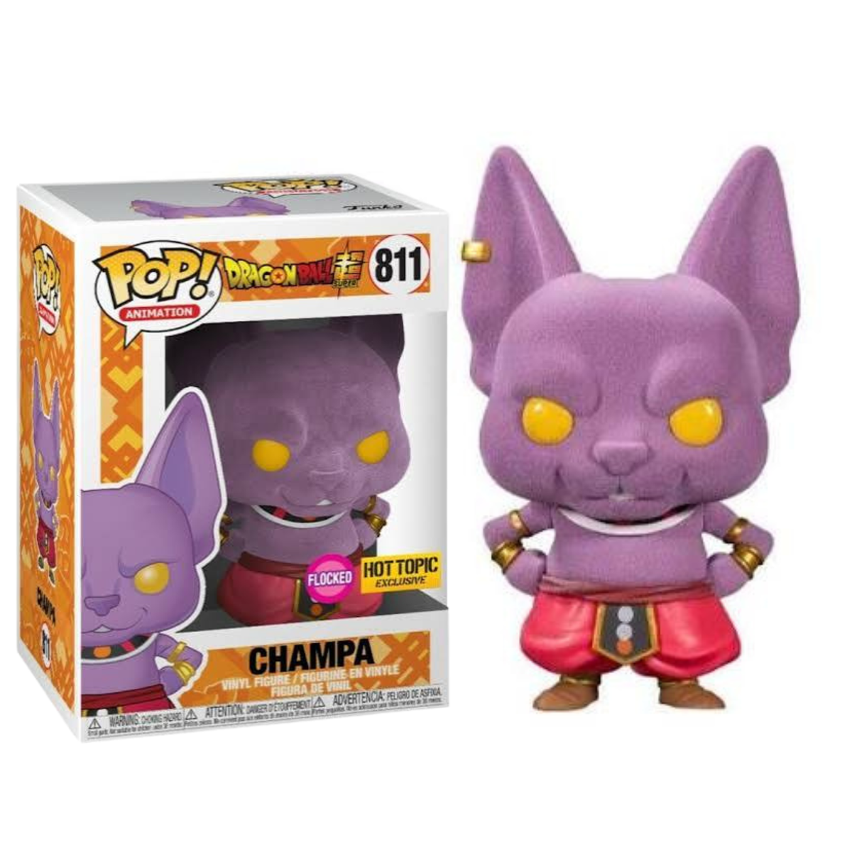 Funko Pop Dragonball Super Champa (Flocked) Hot Topic Exclusive 811