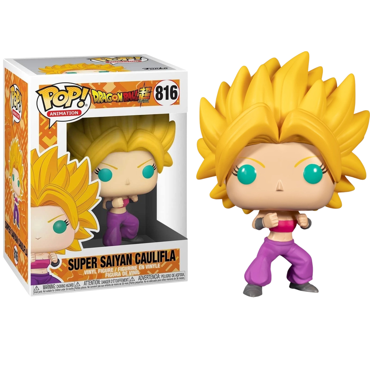 Funko Pop Dragonball Super Super Saiyan Caulifla 816