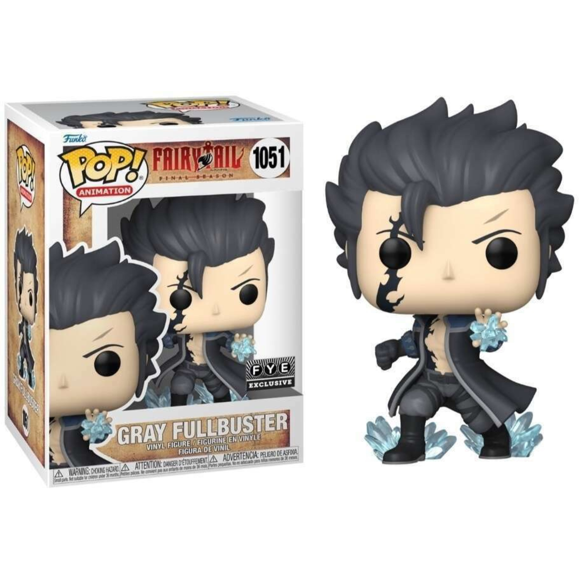Funko Pop Fairy Tail Gray Fullbuster FYE Exclusive 1051