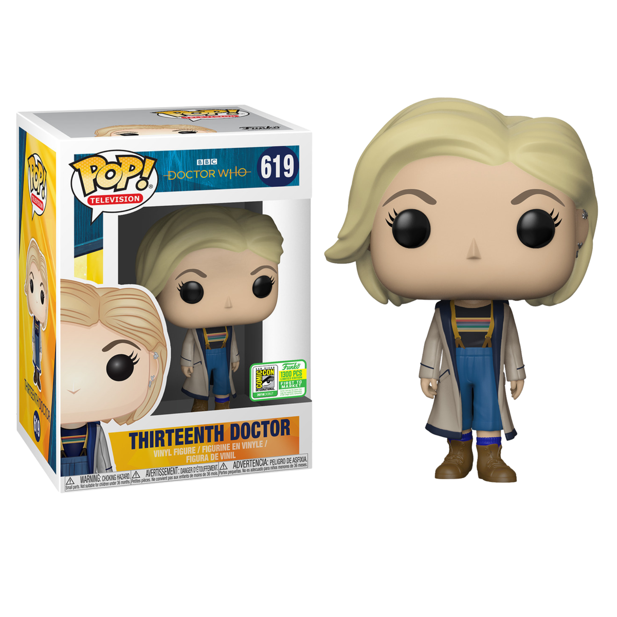 Funko Pop Television Doctor Who Thirteenth Doctor SDCC 2018 Exclusive 619 1300PCS