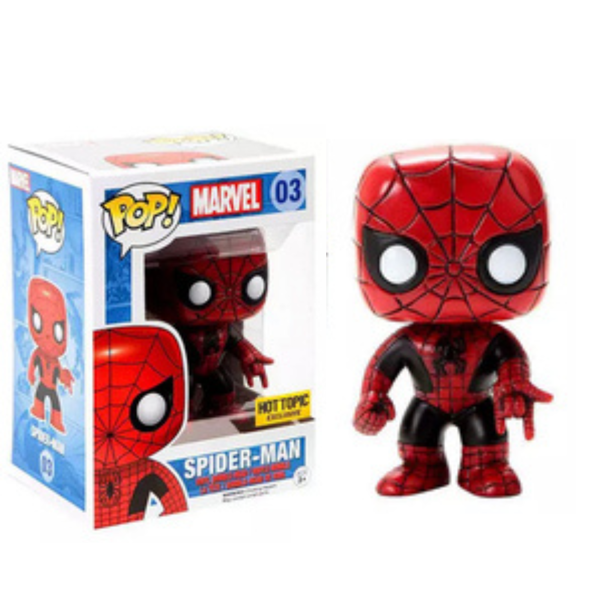 Funko Pop Marvel Spider-man Stan Lee Signed Hot Topic Exclusive Red and Black 03