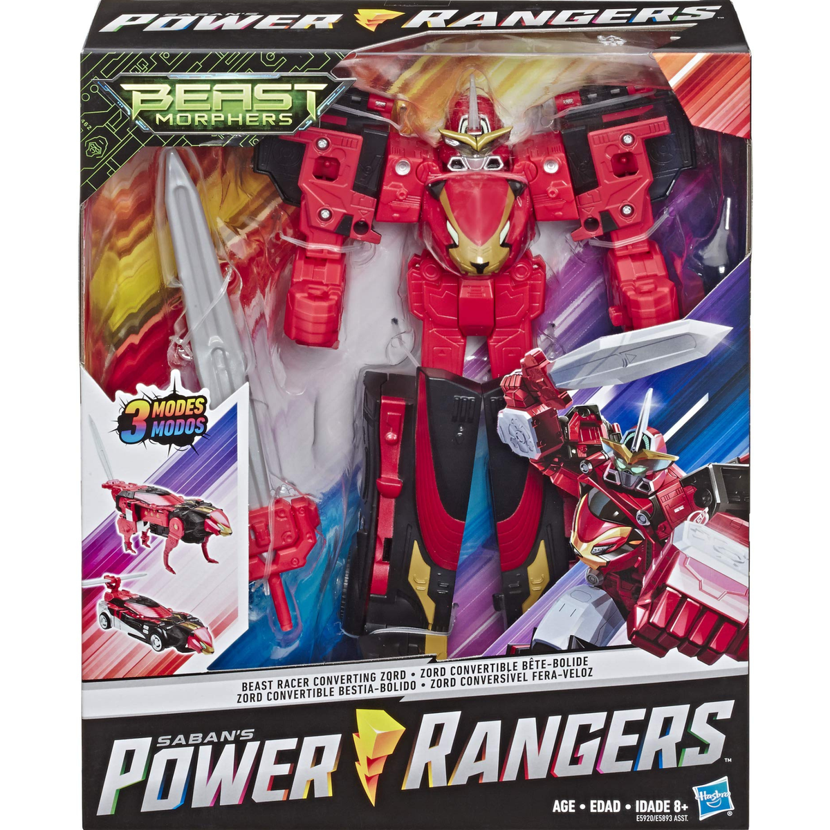 Power Rangers Beast Morphers Racer Zord Power Rangers Converting Action Figure Toy