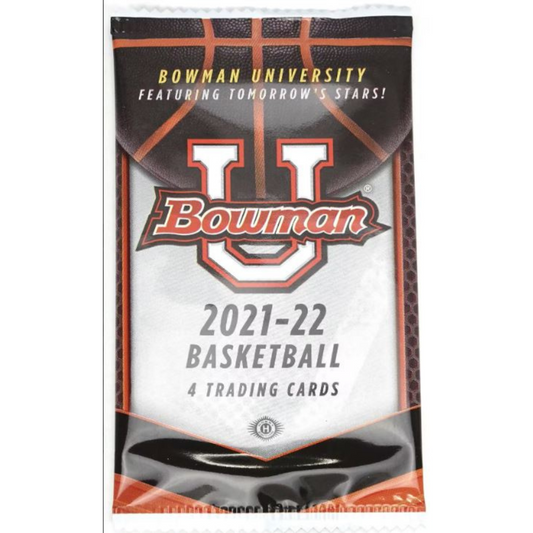 2021-22 Topps Bowman University Basketball - 1 Pack
