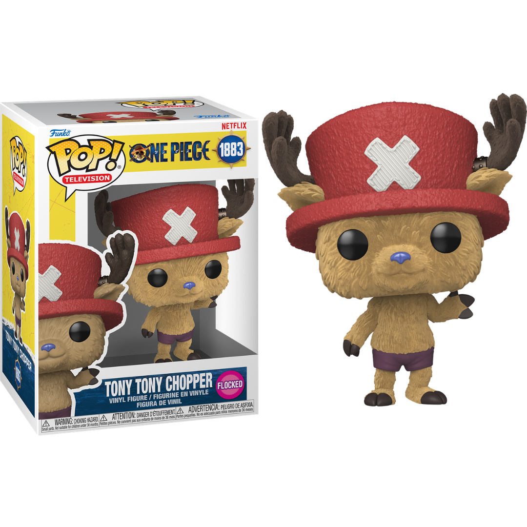 Funko Pop Animation Netflix One Piece Tony Tony Chopper Flocked 1883