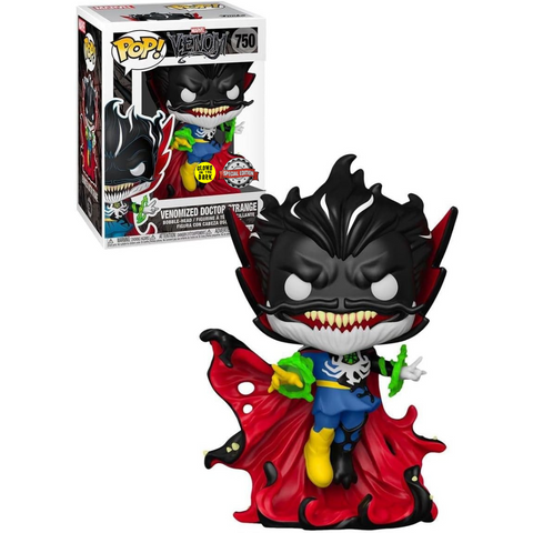 Funko Pop Marvel Venomized Doctor Strange 750 Box Lunch Exclusive GITD