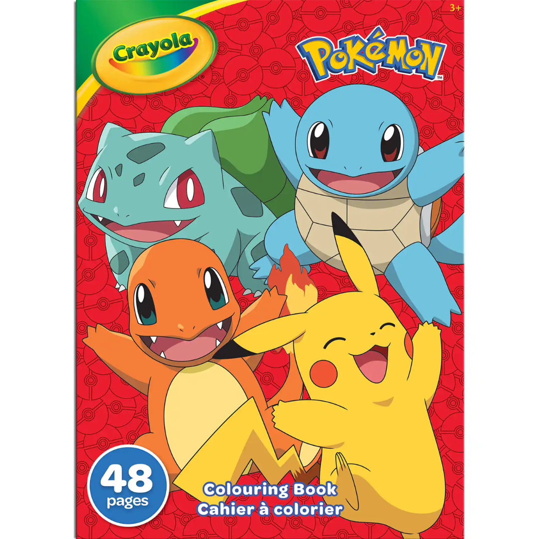 Crayola - Pokémon Colouring Book - 48 Pages