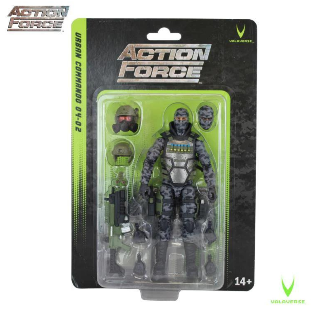 Action Force Valaverse Series 4 Urban Commando 04-02 6-Inch Scale Action Figure