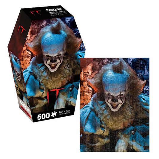 IT Pennywise Coffin Box 500 Piece Jigsaw Puzzle Aquarius Puzzles