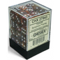 Dice Chessex FESTIVE 36D6 SYMPHONY/WHITE 12MM 27943