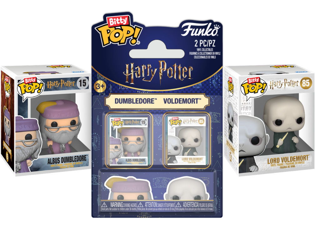 Funko Pop - Bitty Pop 2pc Harry Potter - Dumbledore & Voldemort