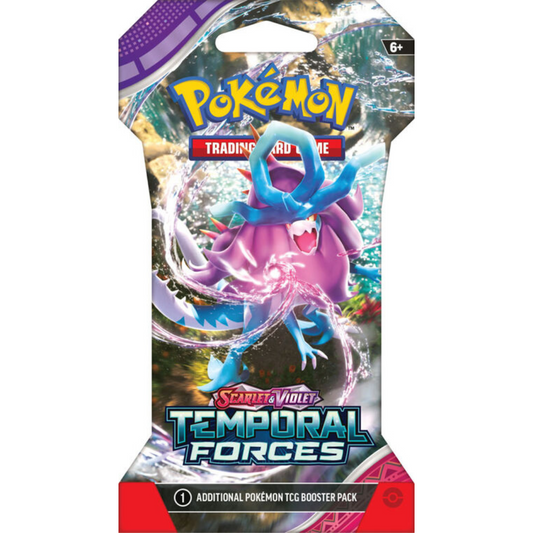 Pokemon - Scarlet and Violet - Temporal Forces - 1 Sleeved Blister Pack