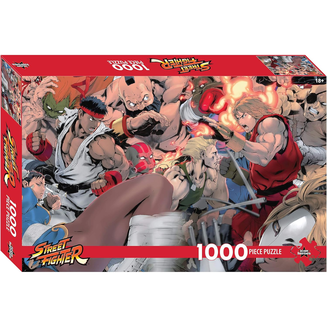 Puzzle Street Fighter 1000 PCS Icon Heroes