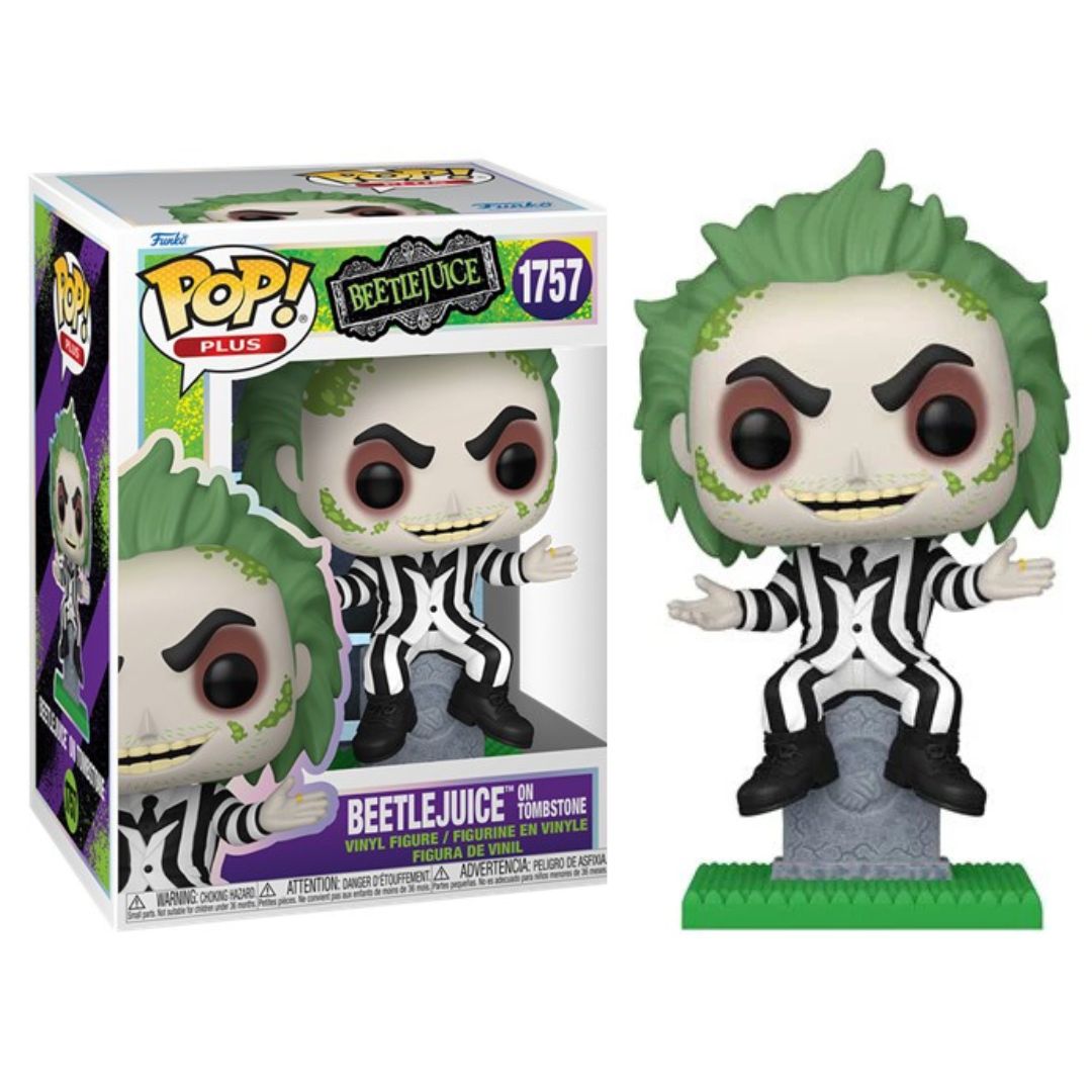 Funko Pop Plus Beetlejuice Beetlejuice on Tombstone 1757